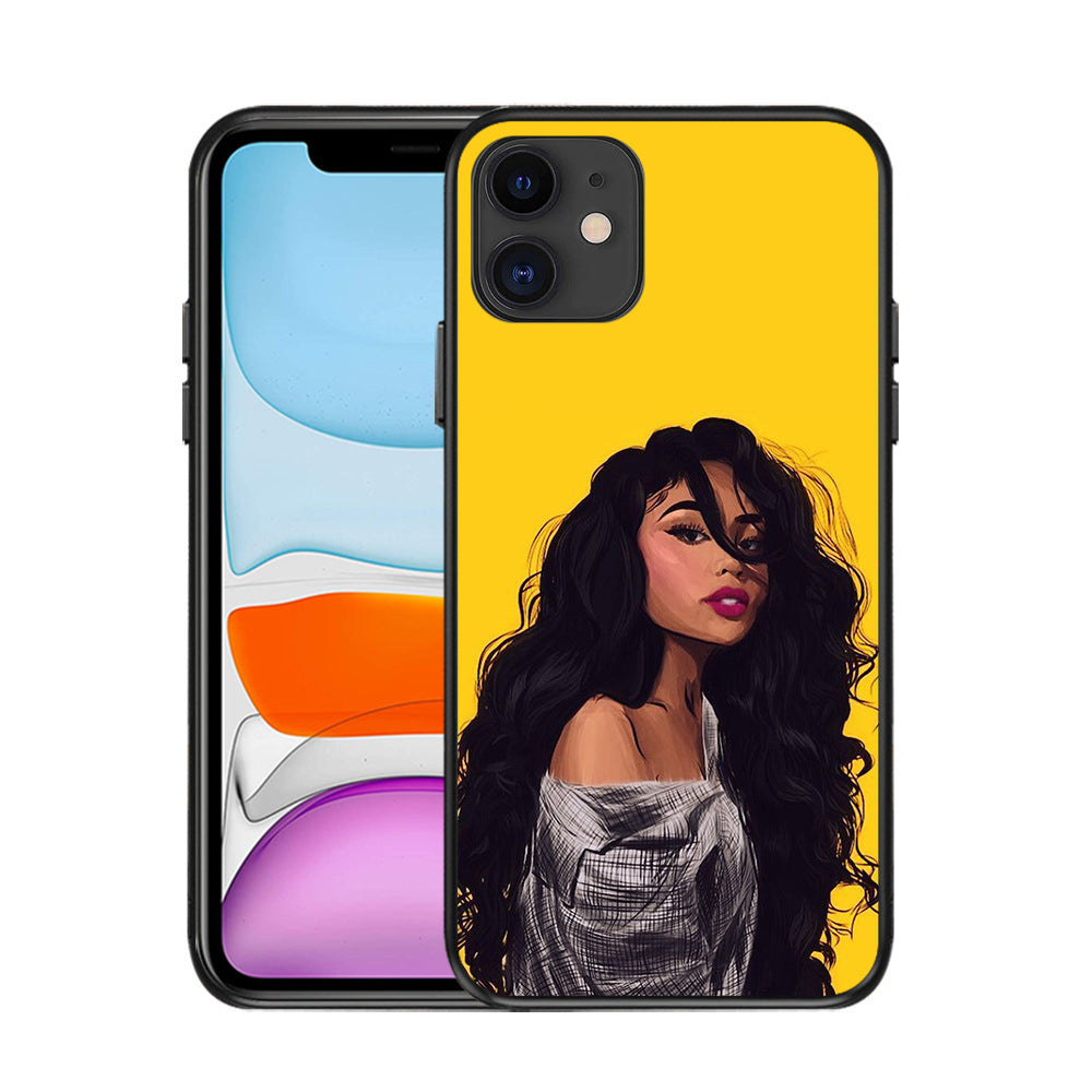 Black girl phone case Black girl phone case